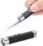 3 in 1 UV Laser LED Flashlight Torch - Black Color - Shipped US $0.30 (A $0.40) @Zapals