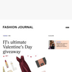 Win a Valentine's Day Prize Pack Worth Over $1,000 from Fashion Journal