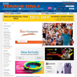 30% off Almost Everything @ Tennis Only