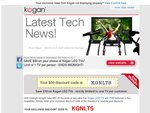 $50 discount code for Kogan LED TVs end midnight