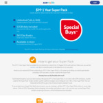 365 Day Super Pack $99 (Unlimited Calls, SMS, 12GB Total Data) via in-Store Voucher @ ALDImobile