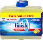 Finish Dishwasher Cleaner, Lemon Sparkle, Twin Pack 2x250ml $6.99 Delivered (w/Prime or $49+ Spend) @ Amazon