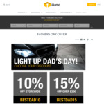 Fathers Day 15% off (over $200) | 10% off over ($100) @ iilumo