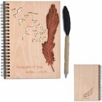 Synthetic Wood Hardcover Journals A5 Papers Notebook for $18+ Delivery (Free with Prime/ $49 Spend) @ Giftgarden