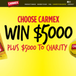 Win $5,000 for Yourself and $5,000 for Charity from Biccari Holdings [Purchase Any Carmex Lip Balm]