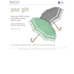 Spend $38 on Natio at Myer or David Jones and Receive a Free Umbrella