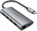 UGREEN USB C Hub (Gigabit, 3x USB 3.0, HDMI, PD) $62.47 (12% off) + Delivery (Free with Prime/ $49 Spend) @ UGREEN Amazon AU