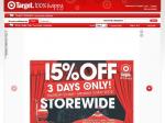 Target 15% Off Store Wide