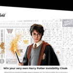 Win 1 of 120 Harry Potter Invisibility Cloaks Worth $100 Each from Scentre Group/ Westfield