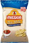 Mission White Strip Corn Chips 500g $2.75, Mission Salsas $2.25 (½ Price) @ Woolworths