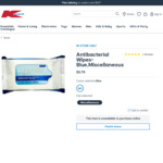 Antibacterial Wipes-Blue 15 Wipes $0.75 @ Kmart (In Stores Only)