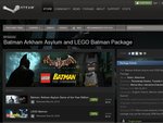 Batman Arkham Asylum GOTY and LEGO Batman Package - $19.99 (50% off)