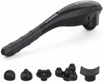 RENPHO Rechargeable Black Cordless Handheld Massager for Relief Muscle Pain $37.29 Delivered ($11.80 off) @ AC Green Amazon AU