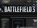The Elder Scrolls V: Skyrim Steam CD Key EU for $52.99 @UltimatumGames (PC Games)