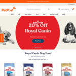 20% off Royal Canin Dog Food @ Petpost