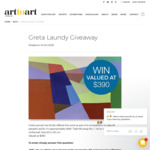 Win a Greta Laundy Painting Valued $390 from Art to Art