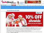 DealsDirect 10% off Coupon Code When Pay Via PayPal
