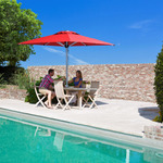 Outdoor Shadowspec Single Pole Umbrella for Your Home - from $539 with 10% Discount @ Earthly Manor