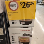 Thomson Food Dehydrator $26.24 In Store @ Coles