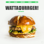 [NSW, VIC] 20% off $15+ Online Orders (Capped at $5) + Delivery ($0 Pickup) @ Wattaburrger (Sydney & Melbourne Stores)