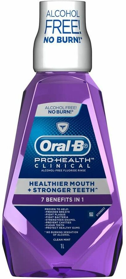 Oral-B Pro-Health Clinical Rinse, 1L $6.49 (RRP $12.50) ($0 With Prime ...