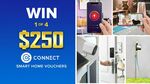 Win 1 of 4 $250 CONNECT Smart Home Vouchers from Nine Network