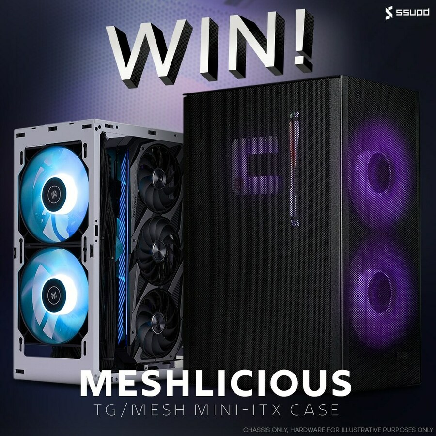 Win a SSUPD Meshlicious MINIITX Case Worth 169 from PC Case Gear