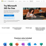 Microsoft Office 365 Family - Free 1 Month Trial (For New Users) @ Microsoft