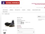 Mack Elastic Side Safety Boots - Online Price Only $39.95 Plus P+H. Usually $69.95!