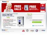 Free Calls+Free Linksys SPA3102 Adapter+0 Delivery Cost $18.88 per mth ($50 refundable)