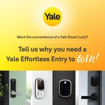 Win 1 of 3 Yale Digital Smart Locks from Mitre 10