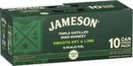 Jameson Smooth Dry & Lime 6.3% (10 Pack) Can - $35 + Delivery ($0 C&C/ $100 Order) @ Liquorland