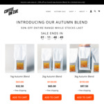 50% off Brand New Autumn Blend, $32.50/kg Including Free Shipping @ Coffee on Cue