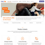 $3000 ING Cashback for Home Loan Refinance: from 2.09% Owner Occupied P&I Variable "Basic" @ ING via Any Mortgage Broker