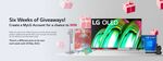 Win a Share of $31,155 Worth of Prizes (65-Inch OLED TVs/43-Inch 4k TVs/Laptops/Vacuums/Wireless Ear Buds + More) from LG