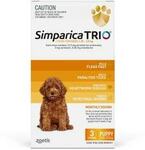 Up to 40% off Selected Flea/Tick/Worm Treatments: e.g. Simparica Trio 2.6-5kg 3-Pk $41.39 + Post ($0 C&C/ $45 Metro) @ Petbarn