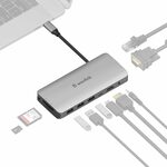 WAVLINK Travel Portable 10-in-1 USB C Hub $47.99/ 12-in-1 $62.89/ 13-in-1 $67.49 Delivered @ Wavlink-RC via Amazon AU