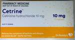 140x Generic Zyrtec Alternate Cetrine - Cetirizine 10mg - $19.99 Delivered @ PharmacySavings
