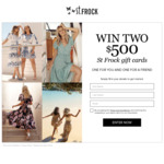 Win a $500 Gift Card for You and One for Your Friend from St Frock