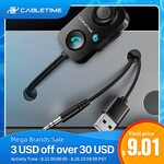 Cabletime Car Audio Bluetooth 5.1 Receiver US$7.68 (~A$11.11) Delivered @ Cabletime Official AliExpress