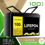 [eBay Plus] 12V 100Ah Lithium LiFePO4 Deep Cycle Battery $272.22 & Free Delivery to Most Areas @ Outbaxcamping eBay