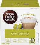 Nescafe Dolce Gusto Cappuccino 16 Pods $4.50 ($4.05 with S&S, Min 2 Qty) + Delivery ($0 with Prime/ $39 Spend) @ Amazon AU