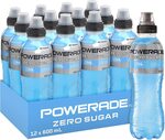 Powerade Zero Sugar Sports Drink 12 x 600ml $18.56 ($16.70 S&S) + Delivery ($0 with Prime/ $39 Spend) @ Amazon AU