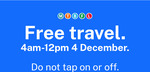 [NSW] Free Public Transport in Sydney on Sunday 4 December (4am to 12pm)