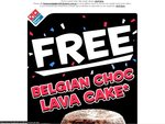 [Free] Domino's - Belgian Choc Cake Thru Facebook App - Nationwide!