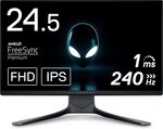 Alienware AW2521HF 25" IPS 1080p 240hz Freesync/G-Sync Compatible Monitor $339 (RRP $699) Delivered @ Amazon AU