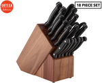 [OnePass] Ortega Kitchen 18-Piece Acacia Knife Block $23.39 Delivered @ Catch