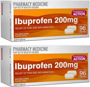 192x Ibuprofen 200mg Pain, Discomfort, Migraine Relief Tablets $13.99 Delivered @ PharmacySavings