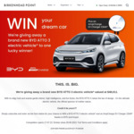 Win a BYD ATTO 3 Electric Vehicle and an AmpCharge EV Charger 22kw from The Mirvac Group