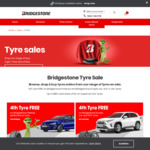 Buy 3, Get 4th Tyre Free (Potenza & Ecopia) @ Bridgestone